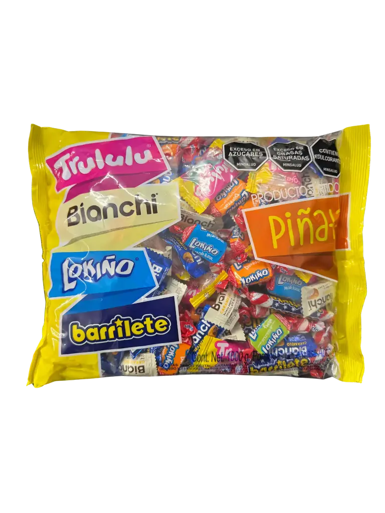 Paquetes de Caramelos Variados "Piñata" (1000g)