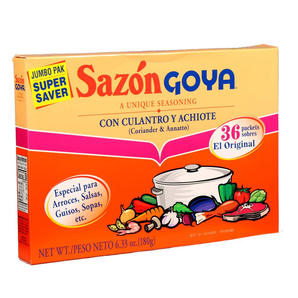 Caja de sazon Goya 36 Unidades