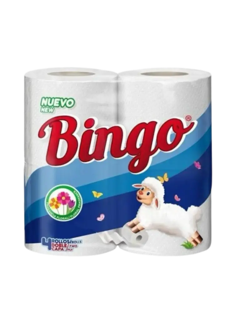 Papel Higiénico "Bingo" (4 rollos)
